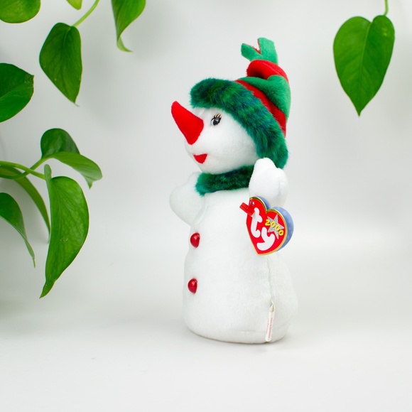 Ty Beanie Baby Snowgirl the Snowman - Picture 3 of 4